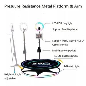 Selfie 360 Degree Photo Booth Box 80cm 100cm 115cm Price - Product Image 6