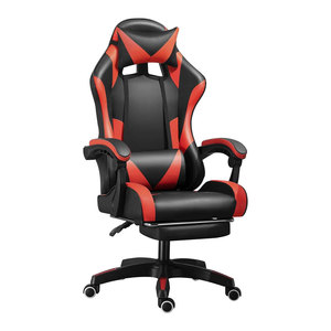 <span class=keywords><strong>Silla</strong></span> para videojuegos con reposapiés, respaldo alto, <span class=keywords><strong>silla</strong></span> para videojuegos con reposacabezas, soporte Lumbar, altura ajustable, giratoria, <span class=keywords><strong>silla</strong></span> para ordenador - Product Image 1