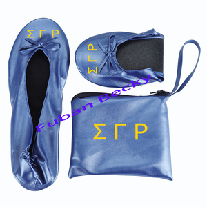 Spantofola per Sorority personalizzata in fabbrica con lettere greche rosse nere stampate Design DOI/TLOD/<span class=keywords><strong>SGR</strong></span>/ZOB/OES/NCNW/NAUW/XHO/link - Product Image 3