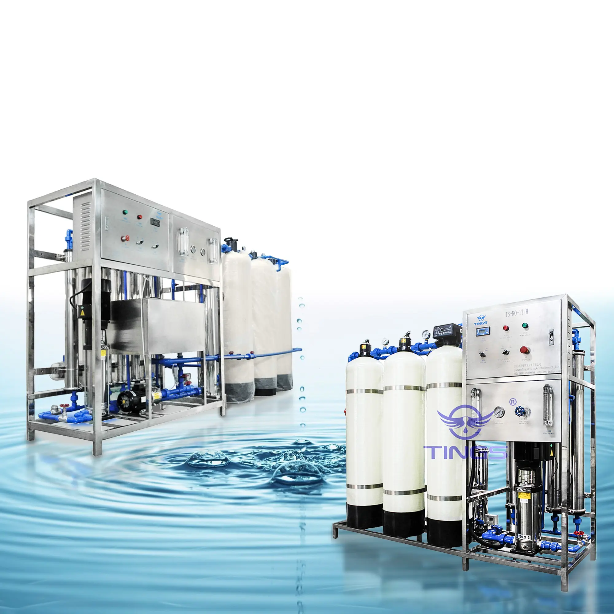飲料水処理プラントROボトル水用浄水システム