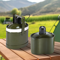 Cantine en aluminium de haute qualité 1L avec tasse
