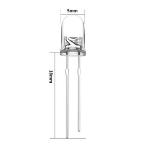 अल्ट्रा उज्ज्वल <span class=keywords><strong>5</strong></span> मिमी राउंड एलईडी लैंप 20मा लाल, हरा, नीला, नारंगी, पीला, सफेद, गुलाबी, उव, आरजीबी और डिड लाइट - Product Image 5