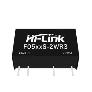 Hi-LinkConstant Voltage Input5v To 3v 5v 9v 12v 15v 3000VDC 90% Efficiency Single Output DC DC Power Supply Module F0503S-2WR3