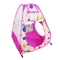 Tente de jeu portable pour enfants, maison pliable pop-up pour bébés, piscine à balles océaniques avec tunnel