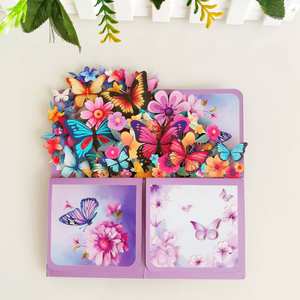 กล่องการ์ดผีเสื้อป๊อปอัพสำหรับ<span class=keywords><strong>อวยพร</strong></span> - Product Image 3