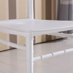 Chaise wimbledon pliante en résine, réception de mariage, couleur blanche, livraison gratuite - Product Image 2
