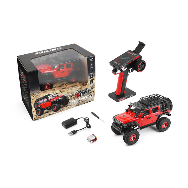 2428 Portal Axle Design 130 Carbon Brush Motor Rc Rock Climbing 4wd Remote Control Cars with Head Light