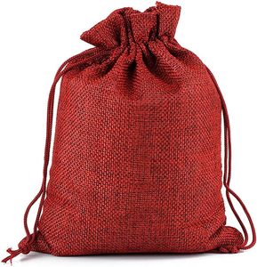 Sacchetto <span class=keywords><strong>in</strong></span> Iuta Ecologico dal Design Elegante 9*12cm con Cordoncino per Artigianato, Caffè, Decorazione Casa, Antipolvere, Lavabile, Confezione Regalo - Product Image 2