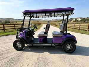 Carrito de Golf Eléctrico de 4 Ruedas y 4 Plazas, Elevado con Carcasa, Buggy Todoterreno con Batería, Llantas Personalizadas y Neumáticos Grandes para Resort o <span class=keywords><strong>Club</strong></span> - Product Image 1