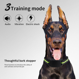Dispositivo antiladridos a prueba de agua Opciones de tres colores Entrenador automático de perros Control de ladridos <span class=keywords><strong>Collar</strong></span> de entrenamiento para perros - Product Image 5