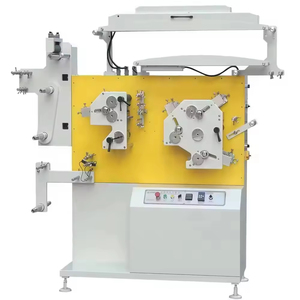 Máquina de impresión automática de etiquetas flexográficas de doble cara de 1-4 colores de alta velocidad para cinta de satén de poliéster, cinta de algodón - Product Image 2
