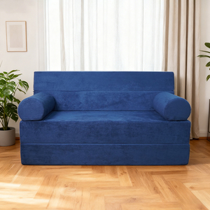 Giường sofa gấp, ghế sofa gấp bằng mút hoạt tính, nệm trải sàn, ghế ngủ đa năng có tựa lưng - Product Image 1