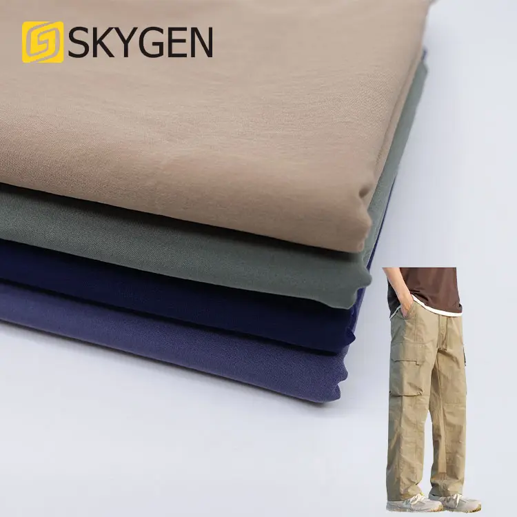 Skygen กางเกงไนลอนผ้าไนลอนผ้าสแปนเด็กซ์ไนลอนผ้ายืดอีลาสเทนสี่ทิศทาง
