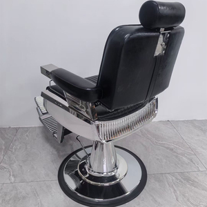 เก้าอี้ตัดผมโบราณ Belmont สีดําสําหรับร้านทําผมปรับเอนและเก้าอี้ตัดผมไฮดรอลิกลดราคาเฟอร์นิเจอร์ร้านเสริมสวยคุณภาพสูง - Product Image 4