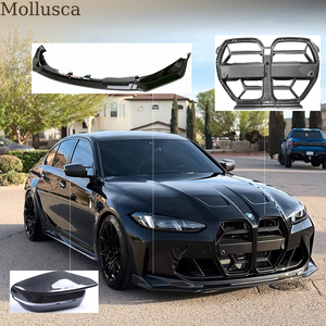 Kit de modification de tuyau d'admission en fibre de carbone sèche style M3 G80 - Product Image 2