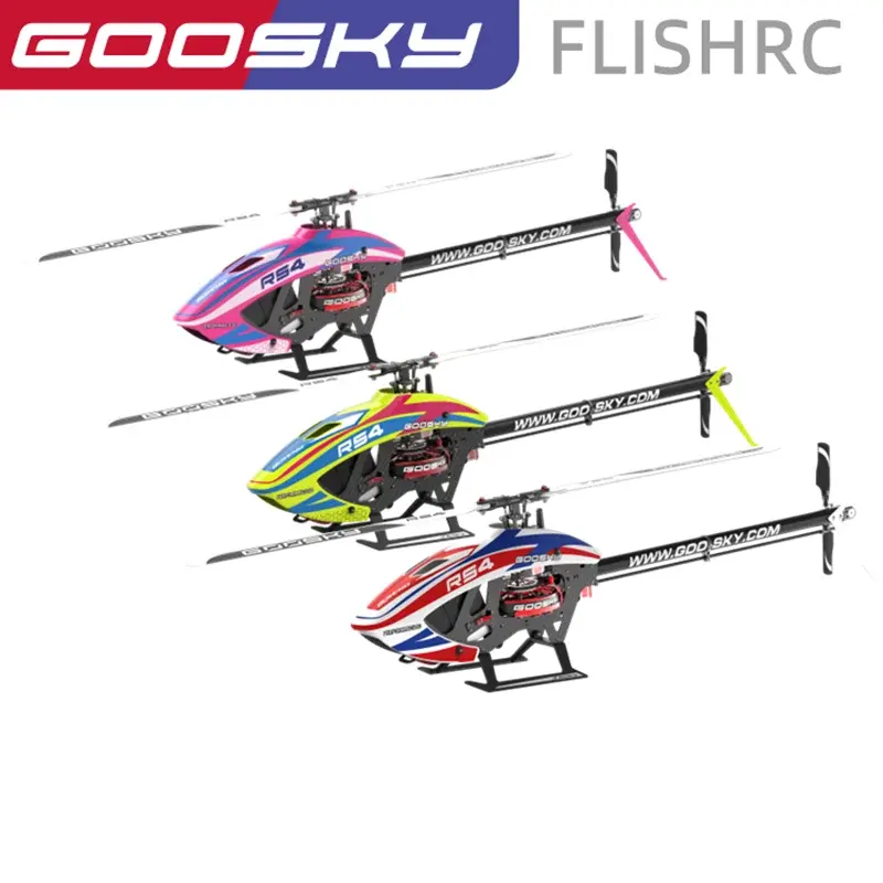 Goosky Rs4 Venom 3d Stunt Battery Rc Helicopter