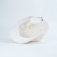 Casquette de baseball non structurée en coton beige avec broderie de petites lettres, logo personnalisé, casquettes pour hommes et femmes