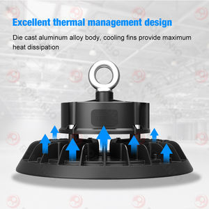 Lámpara Industrial UFO de Alta Potencia y Alto Flujo Luminoso, Ajustable y Seleccionable, de 400 Vatios - Product Image 4