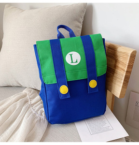 <span class=keywords><strong>Sac</strong></span> à <span class=keywords><strong>dos</strong></span> en peluche pour enfants 2026 Nouveau modèle dessin animé <span class=keywords><strong>Mario</strong></span> Maternelle Bébé Mignon Coton Commerce extérieur - Product Image 3