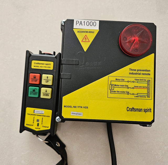 YTK-V2S 110V 220V Wireless Remote Control for Mini Electric Hoists