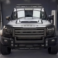 Vente en gros, acceptation LCL et FCL, Nouveau design, Accessoires extérieurs, Grille avant Black Knight en ABS améliorée pour Chery Jetour T2
