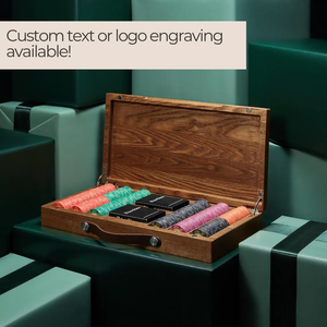 Caja <span class=keywords><strong>de</strong></span> póker <span class=keywords><strong>de</strong></span> nogal personalizada, 300 fichas <span class=keywords><strong>de</strong></span> <span class=keywords><strong>madera</strong></span> con caja <span class=keywords><strong>de</strong></span> regalo para el Día <span class=keywords><strong>del</strong></span> <span class=keywords><strong>Padre</strong></span>, tarjetero Premium hecho a mano, caja <span class=keywords><strong>de</strong></span> monedas con fichas <span class=keywords><strong>de</strong></span> <span class=keywords><strong>madera</strong></span> - Product Image 6
