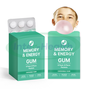 Ausreson OEM Mémoire Focus Gomme L-théanine Cerveau & <span class=keywords><strong>Sommeil</strong></span> Supplément Vitamine B6 L-Théanine Chewing-gum - Product Image 2