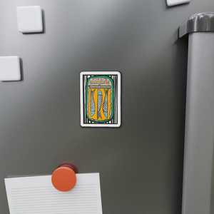 Aimant de réfrigérateur rectangulaire en étain à relief surélevé, personnalisable avec illustration de destination, pour les boutiques de <span class=keywords><strong>tourisme</strong></span>, commande en gros - Product Image 2