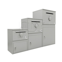 Boîte aux lettres personnalisée imperméable brevetée JDY avec application POST, construction en acier galvanisé, capacité de 100 L