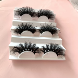 Pestanas Faux <span class=keywords><strong>Cils</strong></span> Marque Privée Vendeur Bandes de <span class=keywords><strong>Cils</strong></span> Complètes 25mm Logo Personnalisé Vente en Gros Vrais Faux <span class=keywords><strong>Cils</strong></span> de Vison Vendeur <span class=keywords><strong>Cils</strong></span> - Product Image 2