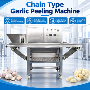 Machine automatique électrique de fendage <span class=keywords><strong>et</strong></span> de séparation de l'<span class=keywords><strong>ail</strong></span> 400 kg/h, machine à peler l'oignon sec <span class=keywords><strong>et</strong></span> l'<span class=keywords><strong>ail</strong></span> <span class=keywords><strong>noir</strong></span>, machine à éplucher l'<span class=keywords><strong>ail</strong></span> - Product Image 1
