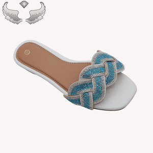 <span class=keywords><strong>Sandali</strong></span> e Ciabatte da <span class=keywords><strong>Donna</strong></span> per Esterni, Spiaggia e Tempo Libero, Molto Popolari e Comodi, Versatili con Perline - Product Image 2