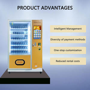 Máquina expendedora automática de exprimidor de <span class=keywords><strong>naranja</strong></span>, máquina expendedora de patatas fritas, Sistema Inteligente, máquina expendedora combinada para aeropuerto - Product Image 3