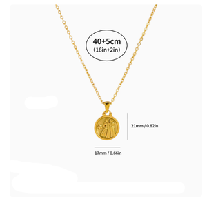 Collar <span class=keywords><strong>de</strong></span> Acero Inoxidable con Diseño <span class=keywords><strong>de</strong></span> <span class=keywords><strong>Escorpio</strong></span> para Hombre y Mujer, Estilo Étnico, Collar para Parejas, Accesorios Transfronterizos, Venta al Por Mayor <span class=keywords><strong>de</strong></span> Fábrica - Product Image 2