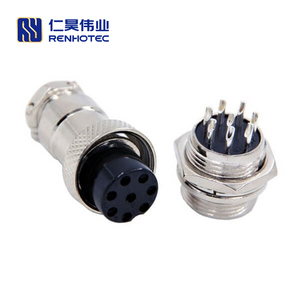 GX16 2 3 4 5 6 7 8 GX16-8p Bộ Chuyển Đổi Công Nghiệp Aviator M16 8pin Jack Kết Nối Matte Màu Bannggood Aviation Cắm Caber - Product Image 5