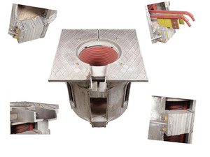 Four à <span class=keywords><strong>induction</strong></span> électrique de haute qualité moyenne fréquence, pour évier, coquille en <span class=keywords><strong>aluminium</strong></span>, fonte - Product Image 3