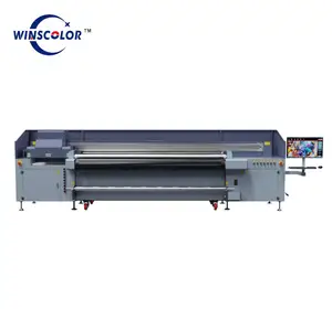Máquina de impressão híbrida uv de grande formato, impressora digital multifunção