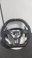 Volant de voiture en fibre de carbone LED Sport pour Mercedes-Benz Amg C E S G-Class W204 W205 W222 G500 G55 G63 S500 S320