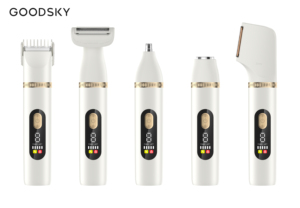GOODSKY 5-in-1 <strong>Hair</strong> Trimmer Grooming Kit LED Display IPX6 Cordless Rechargeable Trimmer With Travel Lock Use While Charging - Product Image 3