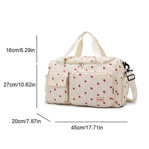 Sac de sport multifonctionnel en velours côtelé grande capacité pour dropshipping Shopify, agent de fulfillment 2026, sac fourre-tout de voyage - Product Image 2