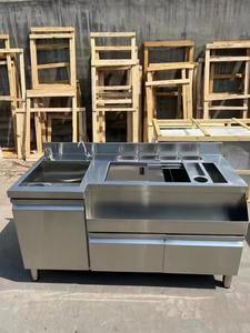 プロフェッショナル ステンレススチール製 ホテル・業務用 モダンカクテルバーステーション デザイン設計 - Product Image 2