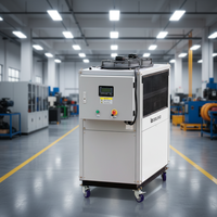 Refroidisseur d'eau à glycol basse température, refroidi par air, R410A, unité de refroidissement industrielle, compresseur à vis pour équipement de process