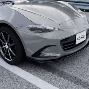 Divisor de ventilación de aire de parachoques delantero negro de carbono de Material plástico para <span class=keywords><strong>Mazda</strong></span> 2 Miata ND 2016 + Accesorios de coche, de color negro de carbono, para <span class=keywords><strong>Mazda</strong></span>, Miata, de - Product Image 2