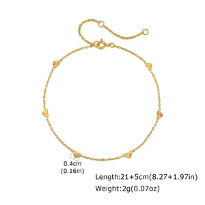 Bijoux de mode plaqués or 18 carats, collier à maillons géométriques tendance, ensemble de bijoux en acier inoxydable - Product Image 4