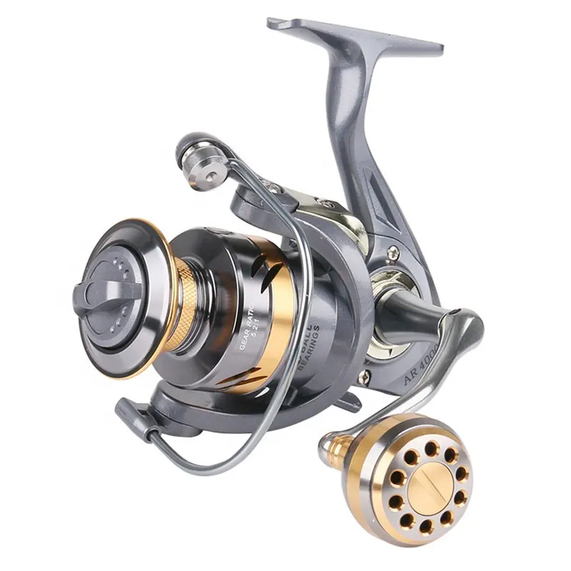 AR2000-7000 Metal Spinning Deep Sea Fishing Rod And Reel Cast Fishing Reel Spin Reels Fishing