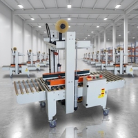 Selladora de Cajas de Cartón Automática Izquierda/Derecha para Alimentos y Bebidas, Cajas Corrugadas, Cumple con CE para Empaquetado de PYMEs en Portugal