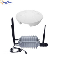 HoneyComm KG02 Gateway BLE de Largo Alcance de 2.4GHz, Módulo 4G con Tarjeta SIM, WiFi, LTE, Beacon, Dispositivos IoT, GPS, Chipset NRF52832, Inalámbrico para Interiores