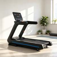Cinta de Correr Profesional para Gimnasio con Frecuencia Variable, Inclinación Ajustable y Motor AC Vectorial, Equipo de Fitness Comercial para Centros Deportivos