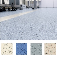 Revêtement de sol en vinyle PVC ESD de qualité T pour centre de données, antistatique, imperméable, durable, sol commercial