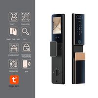 Cerradura Inteligente V80 con Huella Dactilar, Contraseña, Tarjeta, Llave y Control por Aplicación Tuya, WiFi, Zigbee, Impermeable